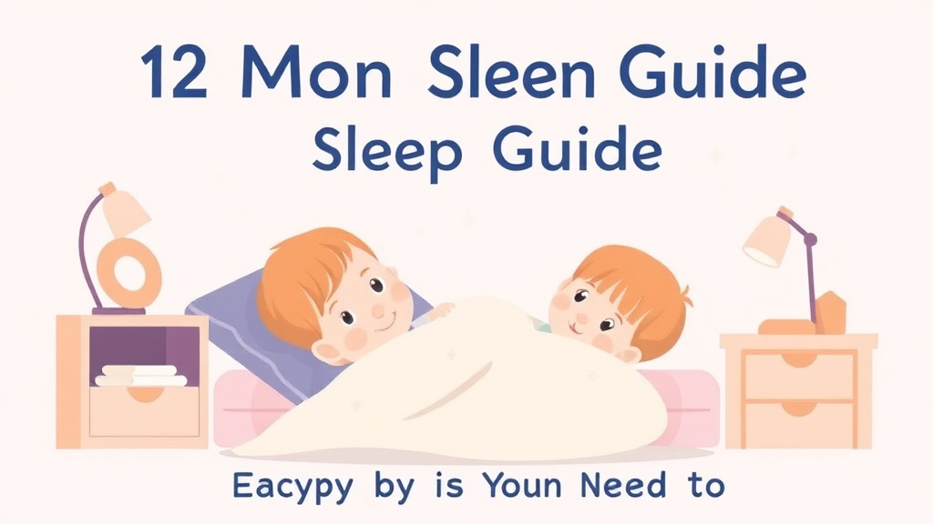 A professional illustration depicting 12 Month Old Sleep Guide: Everything You Need to Know