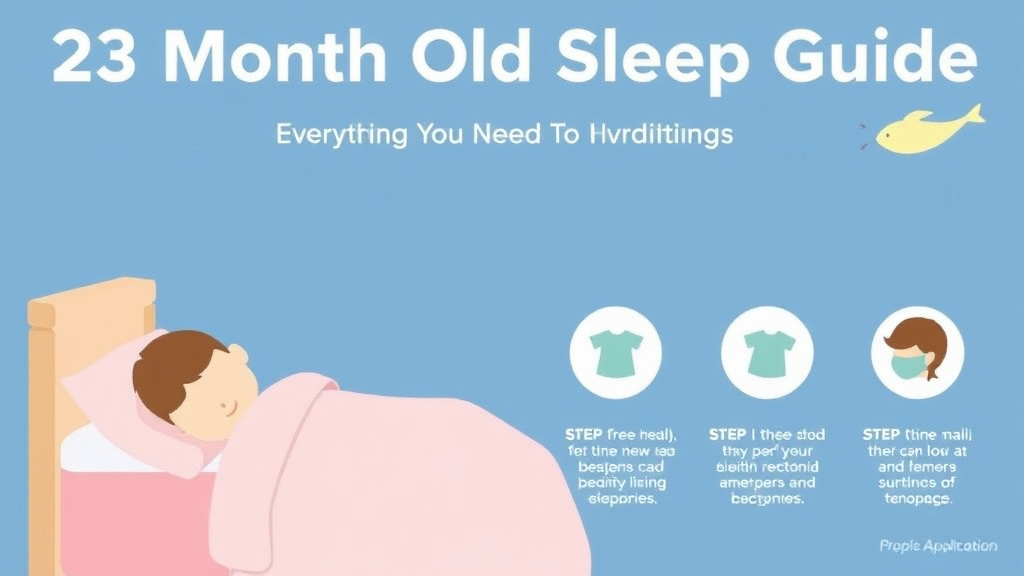 Hands-on guide visualization for 23 Month Old Sleep Guide: Everything You Need to Know