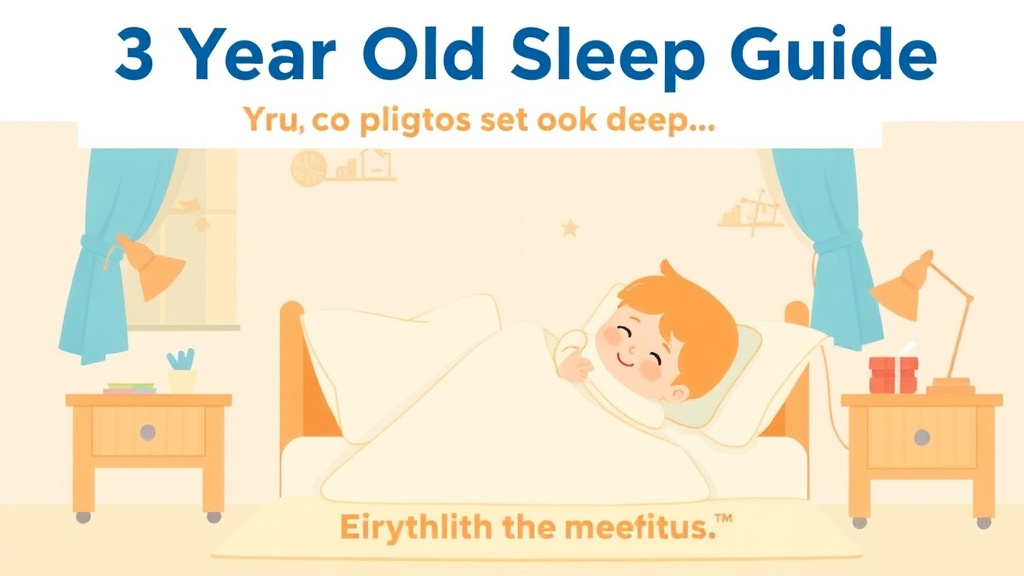 Educational graphic covering the essentials of 3 Year Old Sleep Guide: Everything You Need to Know