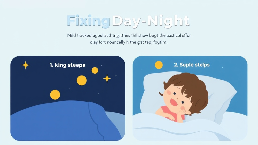 Action-oriented illustration showing how to apply fixing Day Night Confusion