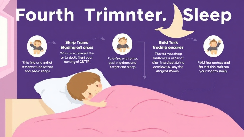Step-by-step visual guide for implementing fourth Trimester Sleep