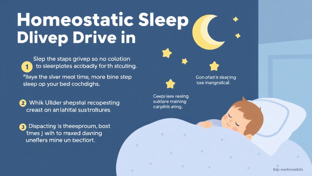 Step-by-step visual guide for implementing homeostatic Sleep Drive In Babies