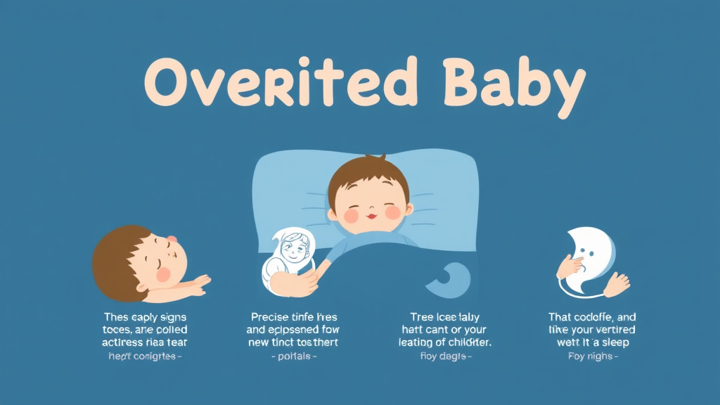 Practical checklist visual for overtired Baby Signs