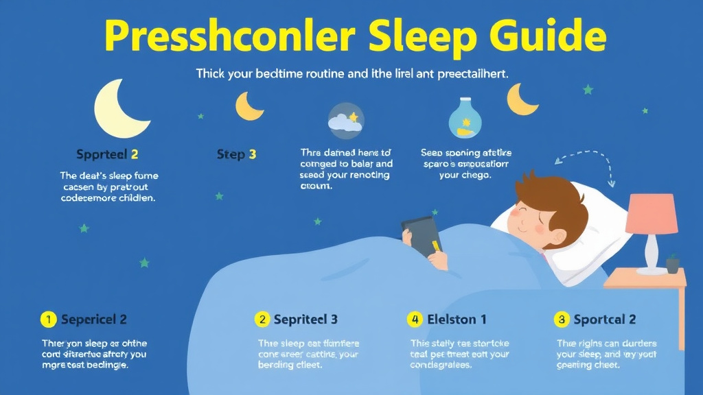 Practical checklist visual for preschooler Sleep Guide