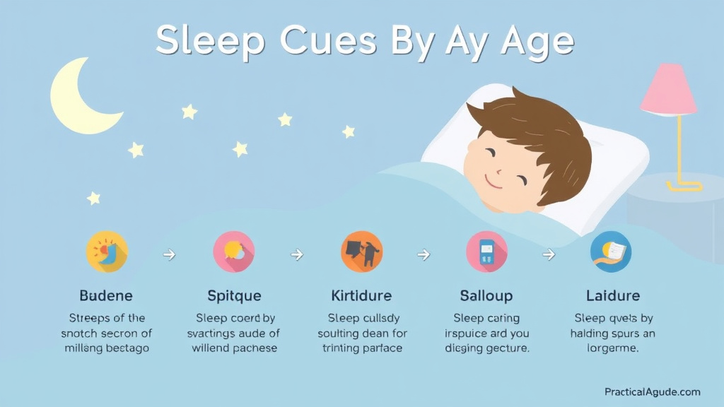 Practical checklist visual for sleep Cues By Age