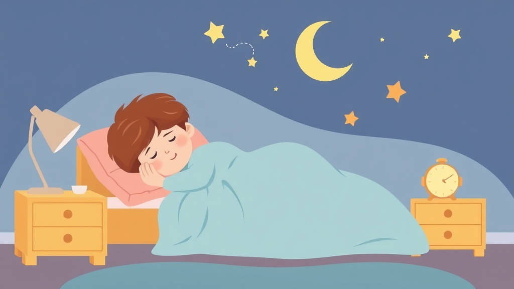 Illustration breaking down the fundamentals of sleep For 3 To 5 Year Olds