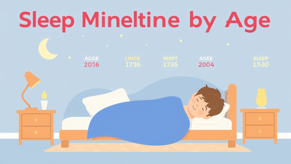 Detailed visual representation of sleep Milestones By Age