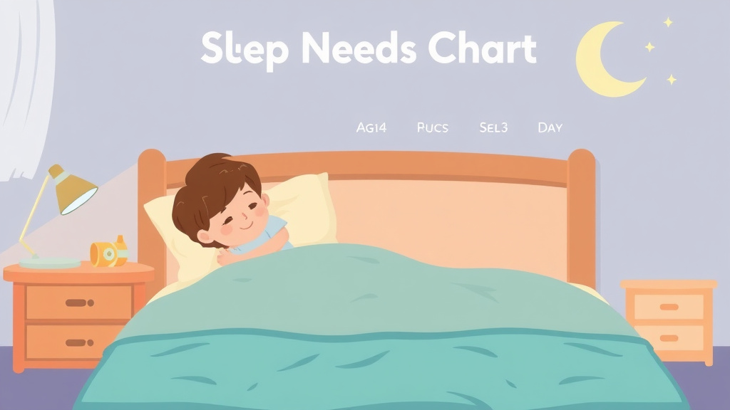 Educational graphic covering the essentials of sleep Needs Chart By Age