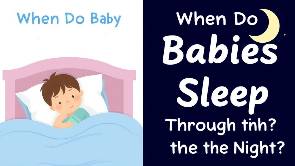 Process flow illustration for putting when Do Babies Sleep Through The Night into action