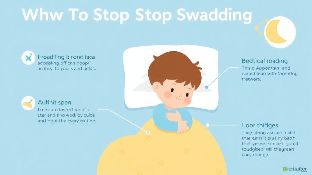 Practical workflow diagram for when To Stop Swaddling