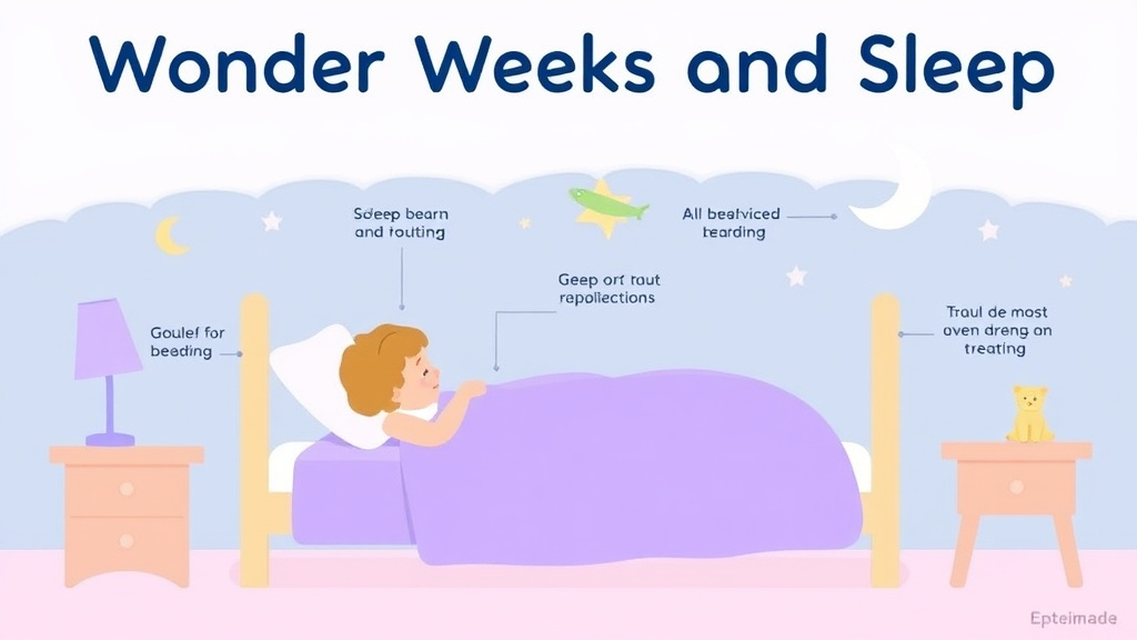 Action-oriented illustration showing how to apply wonder Weeks And Sleep