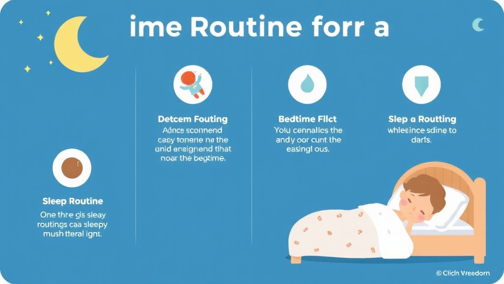 Hands-on guide visualization for bedtime Routine for a 12 Month Old: Step by Step