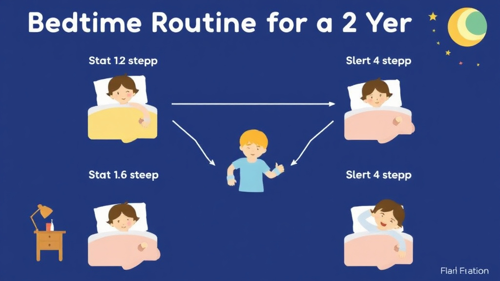 Practical checklist visual for bedtime Routine for a 2 Year Old: Step by Step