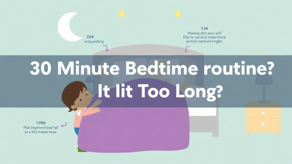 Hands-on guide visualization for 30 Minute Bedtime Routine: Is It Too Long?