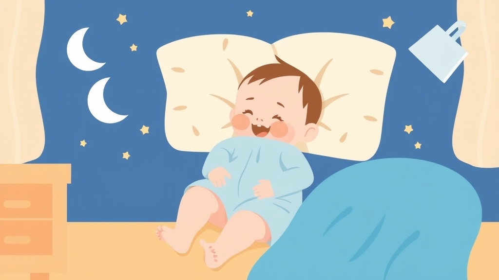 Clear illustration of bedtime Routine for a 4 Month Old: Step by Step with supporting details
