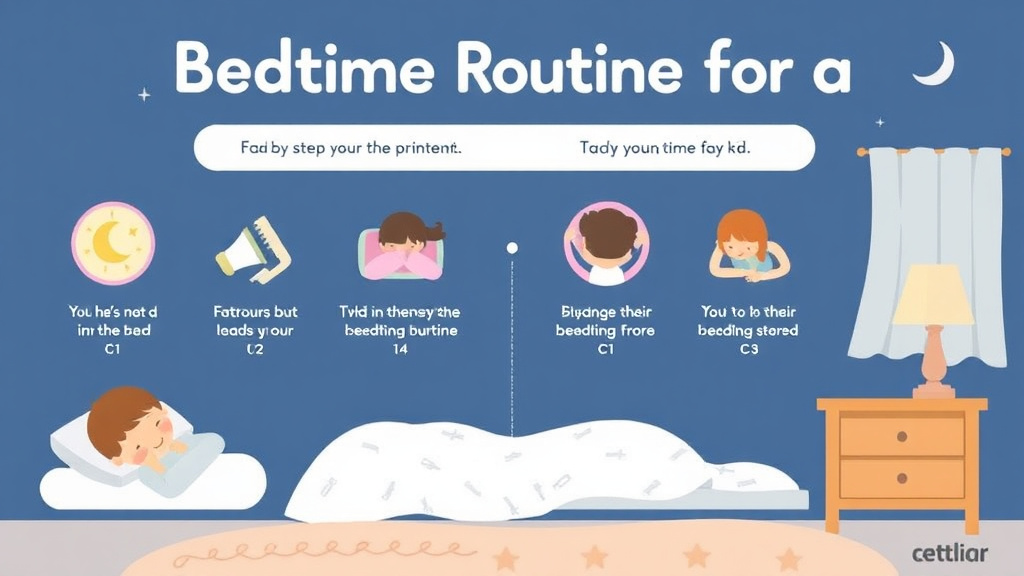 Practical checklist visual for bedtime Routine for a 5 Year Old: Step by Step