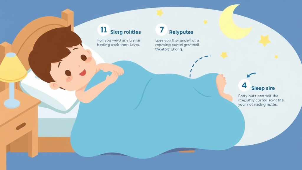 Hands-on guide visualization for bedtime Routine And Lovey