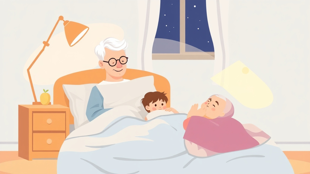 Visual overview of bedtime Routine At Grandparents with key concepts highlighted