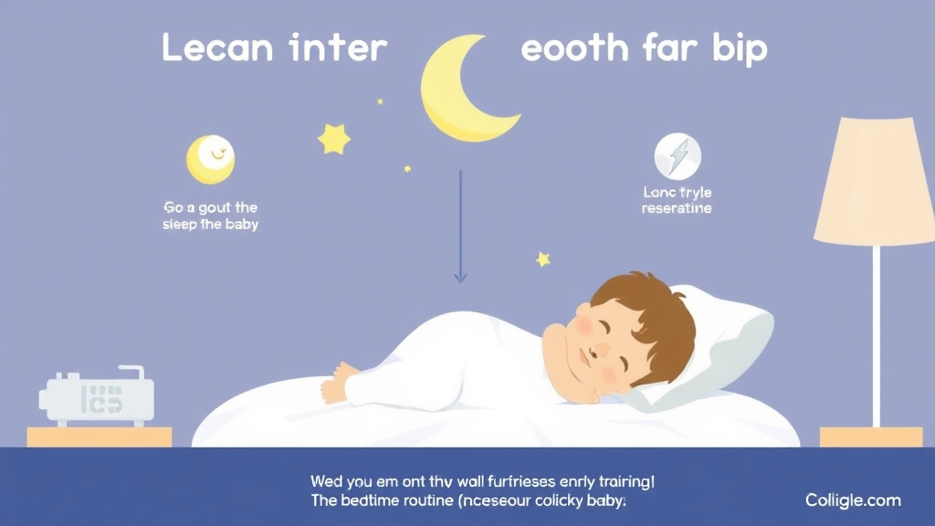 Real-world application diagram for bedtime Routine for a Colicky Baby