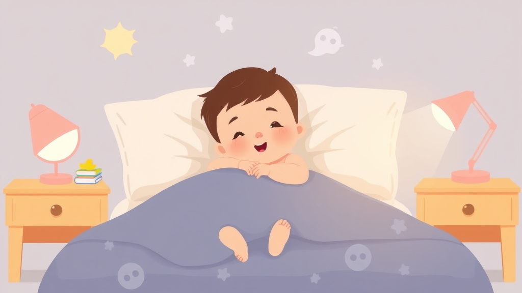 Visual overview of bedtime Routine for a Reflux Baby with key concepts highlighted