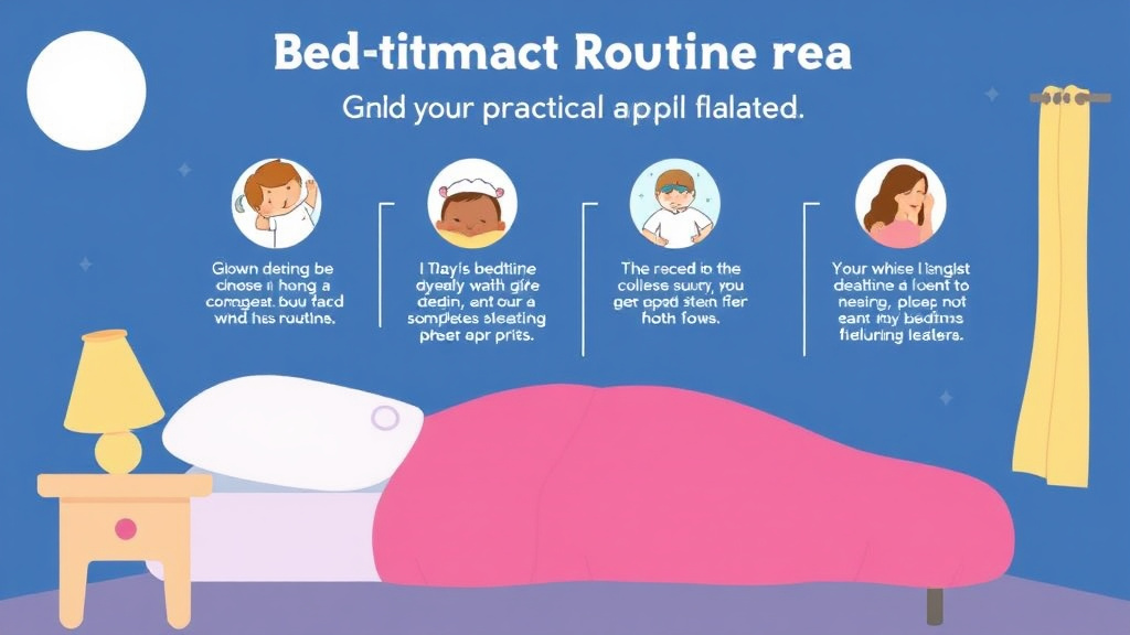 Practical workflow diagram for bedtime Routine for a Reflux Baby