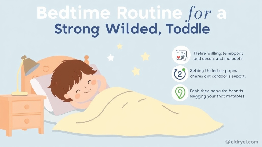Real-world application diagram for bedtime Routine for a Strong Willed Toddler