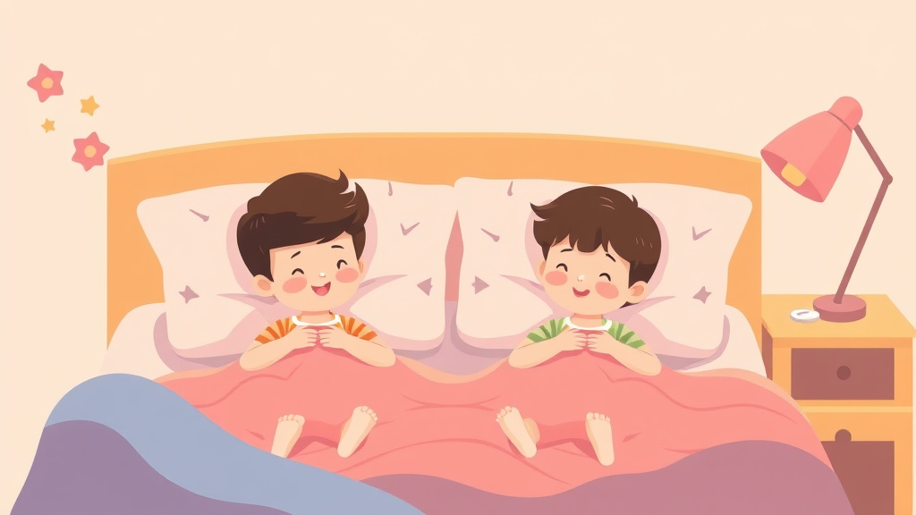 Educational graphic covering the essentials of bedtime Routine For Twins