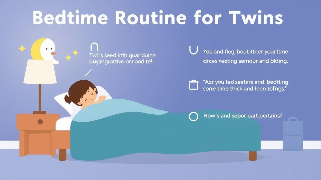 Practical workflow diagram for bedtime Routine For Twins