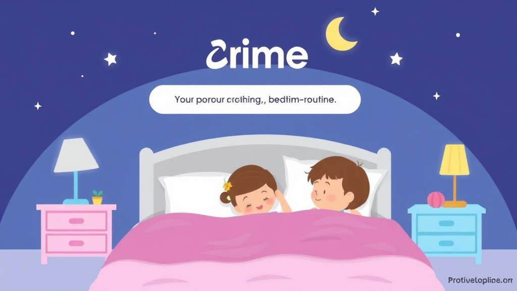 Practical checklist visual for bedtime Routine Order