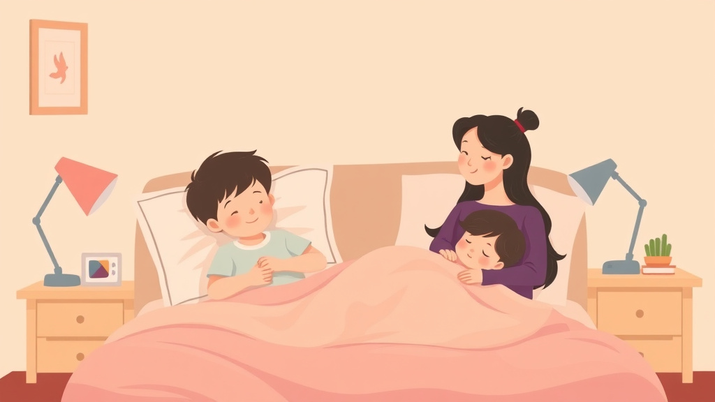 Conceptual diagram showing how bedtime Routine When One Parent Is Away works in practice