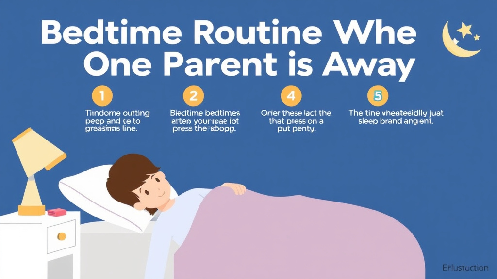 Real-world application diagram for bedtime Routine When One Parent Is Away