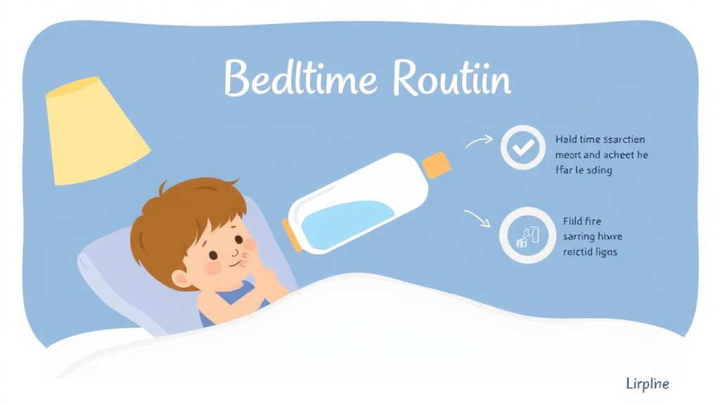 Real-world application diagram for bedtime Routine With Bottle