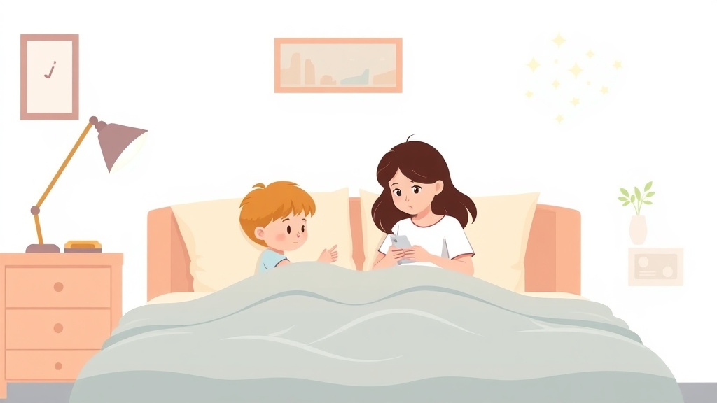 Conceptual diagram showing how bedtime Routine With Nursing works in practice