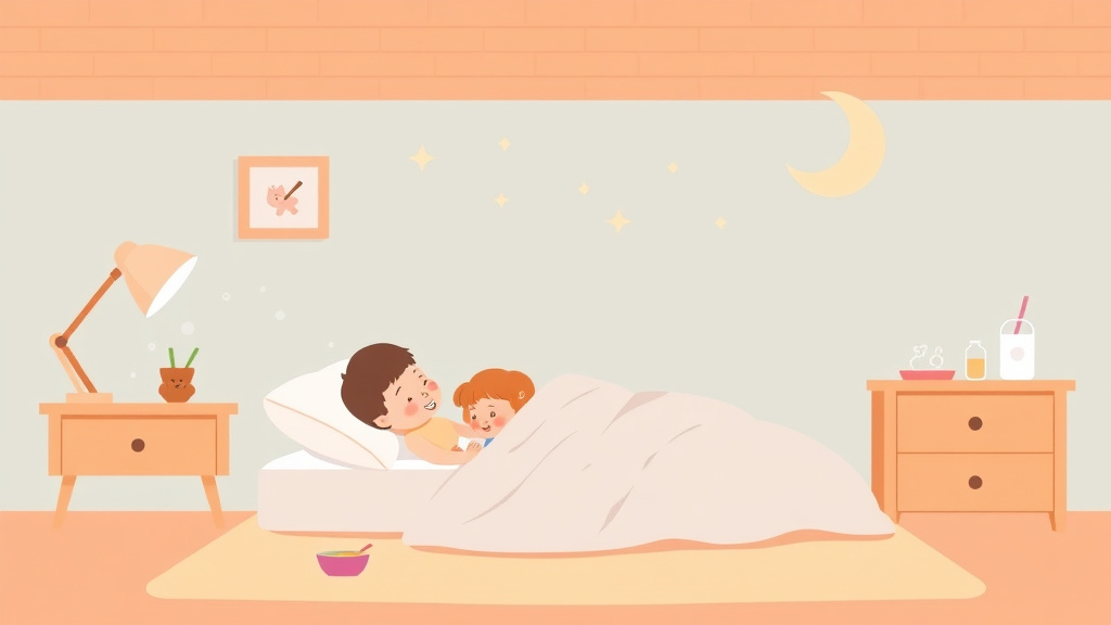 Conceptual diagram showing how bedtime Routine Without Feeding works in practice