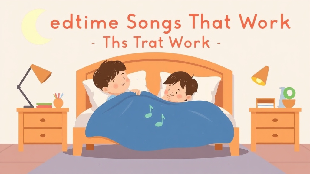 Visual overview of bedtime Songs That Work with key concepts highlighted