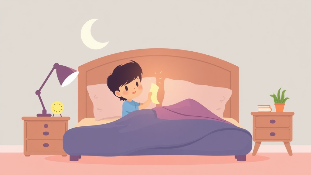 Educational graphic covering the essentials of bedtime Taking Over An Hour