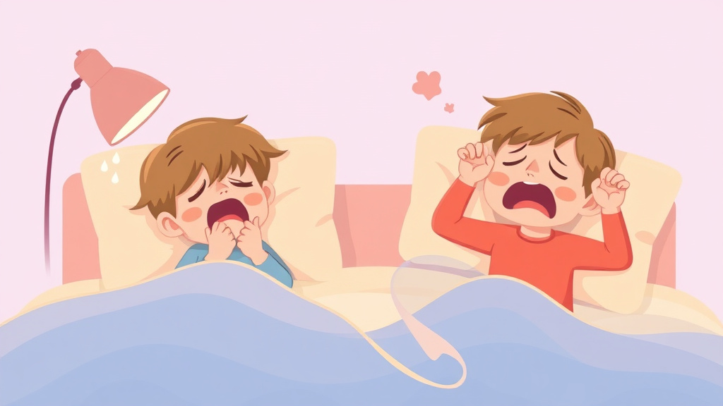 Visual overview of bedtime Tears Vs Tantrums with key concepts highlighted