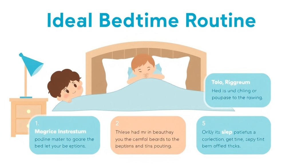 Step-by-step visual guide for implementing ideal Bedtime Routine Steps