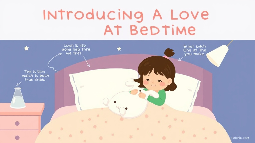 Hands-on guide visualization for introducing A Lovey At Bedtime