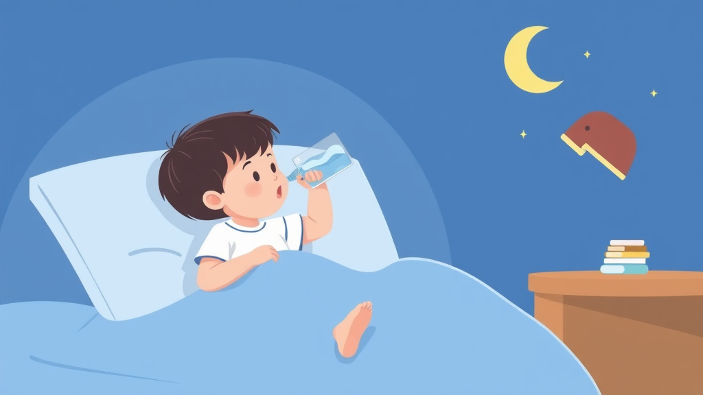 Real-world application diagram for toddler Asking For Water At Bedtime