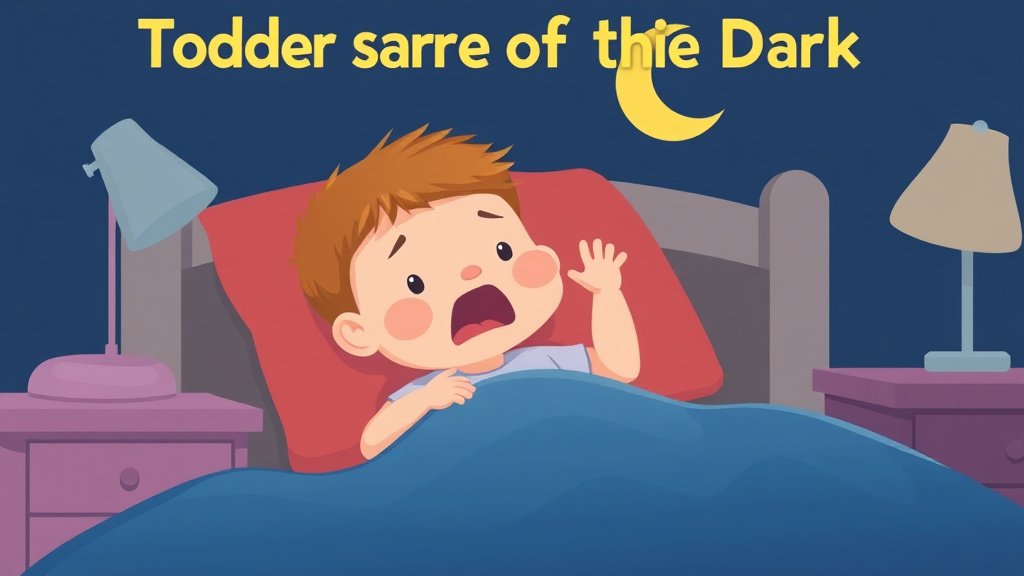 Process flow illustration for putting toddler Scared Of The Dark into action