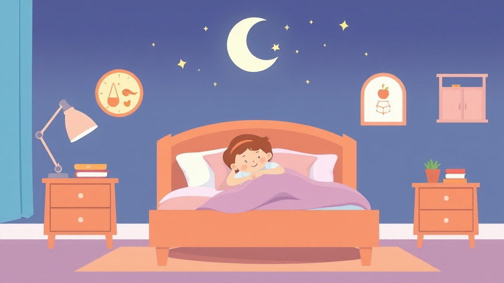 An informative visual explaining visual Bedtime Schedule for beginners and professionals