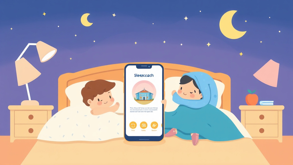 Illustration breaking down the fundamentals of sleepcoach Vs Little Ones App