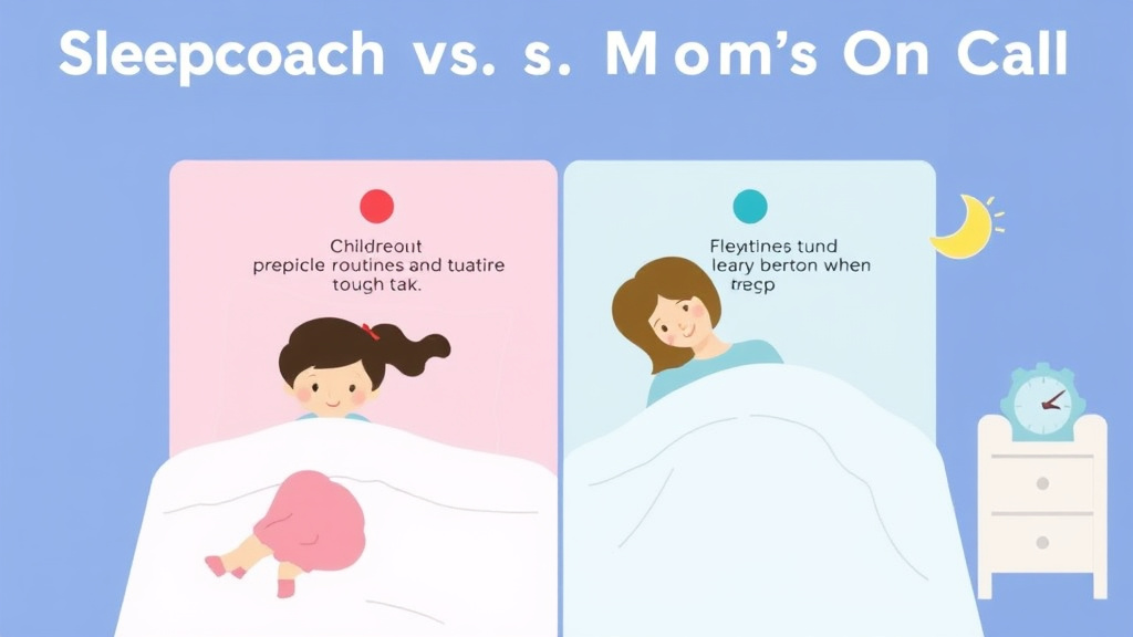 Practical checklist visual for sleepcoach Vs Moms On Call