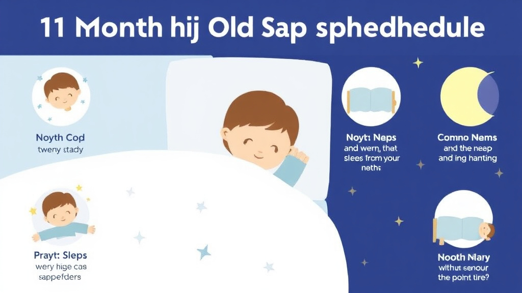 Visual guide for practical steps in 11 month old nap schedule: how many naps and how long