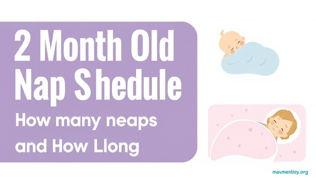 Visual guide for practical steps in 2 month old nap schedule: how many naps and how long