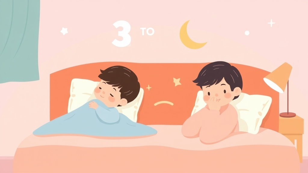 Illustration showing key concepts related to 3 to 2 nap transition