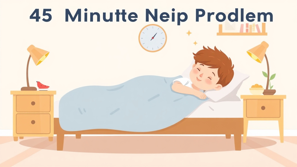 Illustration showing key concepts related to 45 minute nap problem