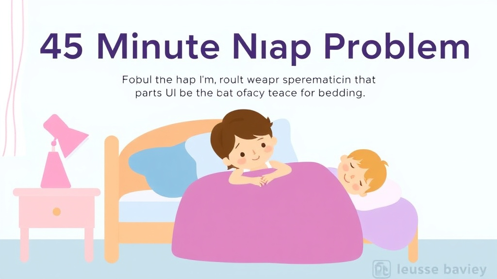 Visual guide for practical steps in 45 minute nap problem