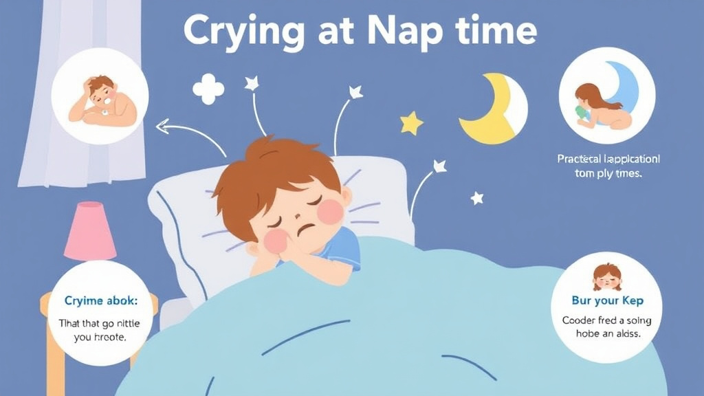 Hands-on guide visualization for crying At Nap Time